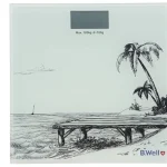 ترازو دیجیتال سفید بی ول WK-165