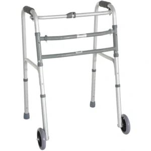 واکر تاشو آلیمینیومی دو چرخ مدل ZY811LG-5