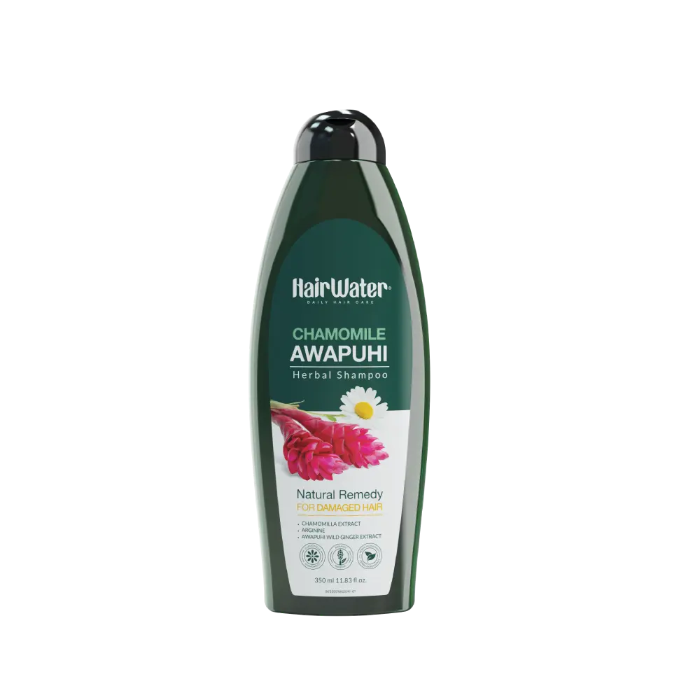 HairWater_AWAPUHI-SHAMPOO_DamagedHair.1 شامپو با عصاره آواپوهی و بابونه هیرواتر
