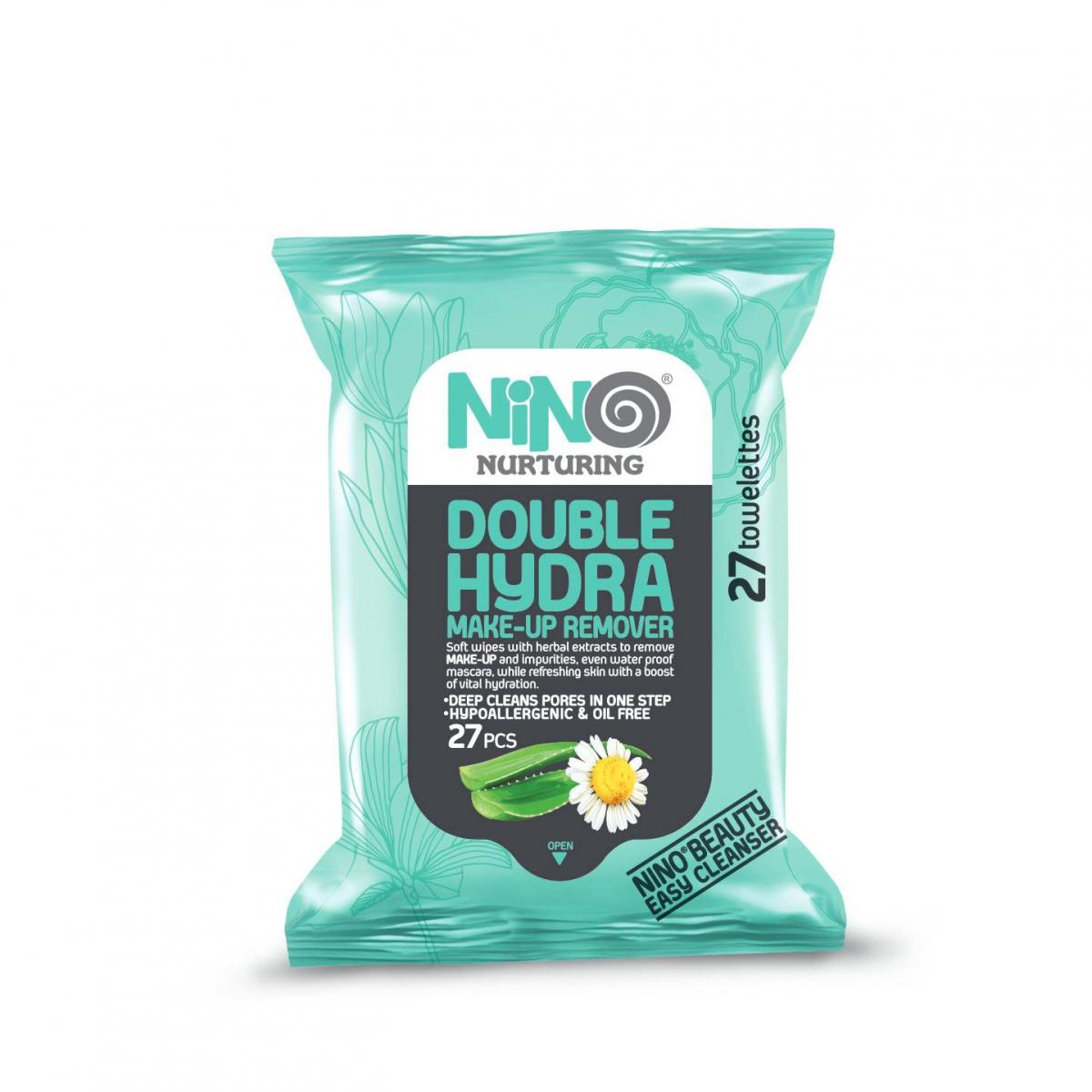 nino010 دستمال مرطوب آرايش طرح آبرسان 27 برگي نینو
