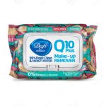 دستمال مرطوب پاک کننده آرایش دافی مدل Q10 طرح گل 2 50 عددی