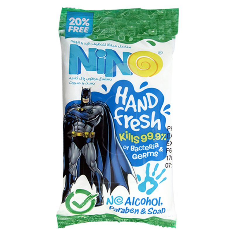 nino-hand-fresh-245150049910-2_0 دستمال مرطوب پاک کننده دست و صورت انيميشن نینو