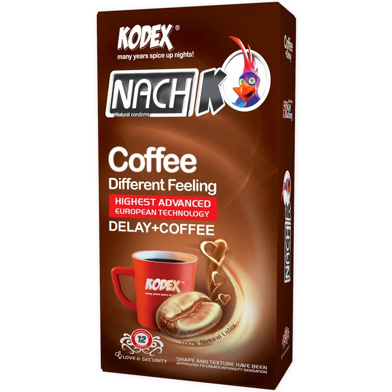 b87a6b کاندوم کدکس مدل Coffee بسته 12 عددی