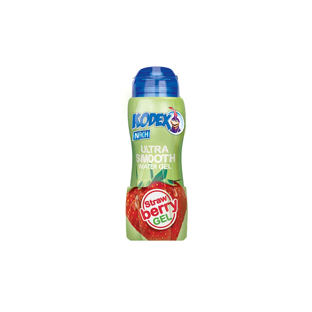 gel1 ژل آمیزشی روان کننده کدکس با طعم توت فرنگی (کاملا خوردنی)