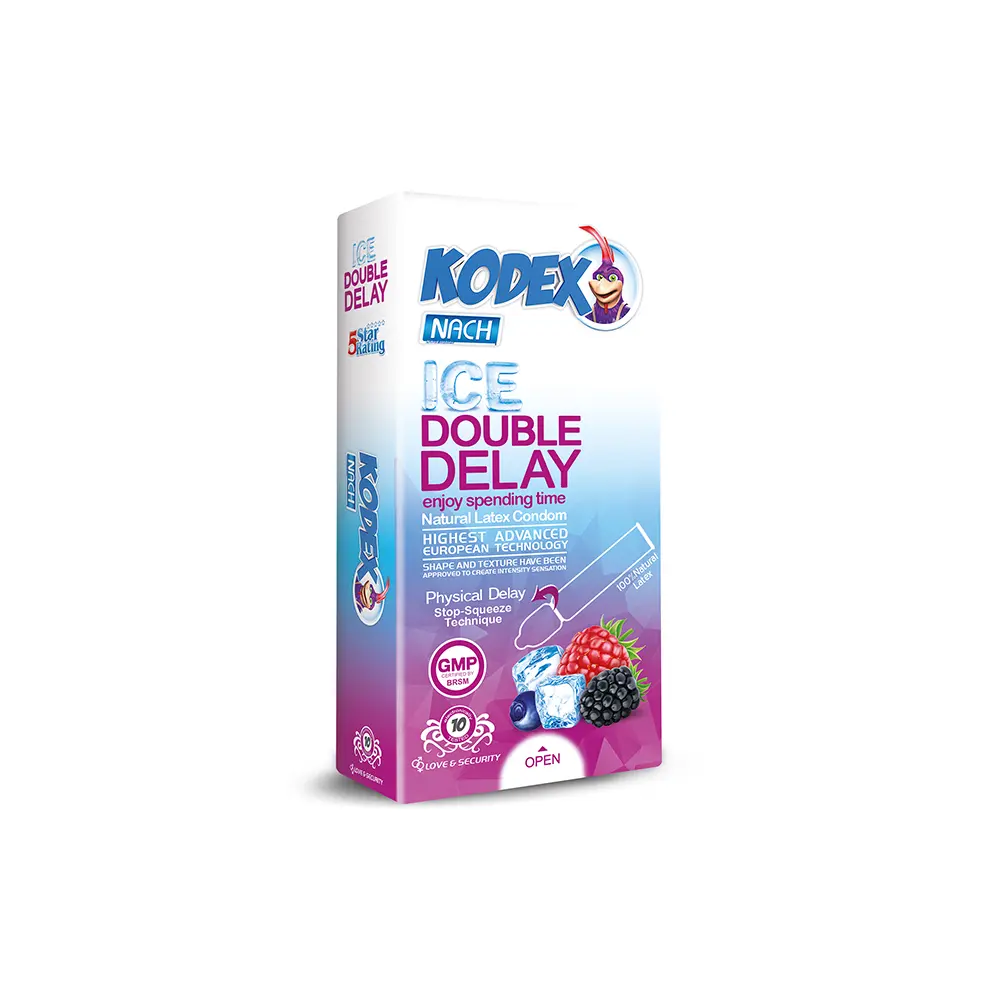ice-double کاندوم کدکس ۱۰ عددی آیس دابل دیلی