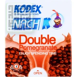 کاندوم کدکس مدل Double Pomegranate بسته 3 عددی